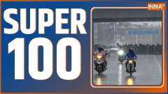 Super 100: Rain lashes NCR after IMD's red alert, car submerged on Minto Road