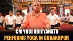 International Yoga Day 2025: UP CM Yogi Adityanath performs Yoga in Gorakhpur