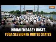United States: Indian Embassy Holds Yoga Session at Lincoln Memorial Ahead of International Yoga Day