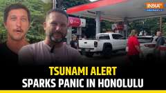 Honolulu Roads Jammed, Gas Stations Crowded Amid Tsunami Warning