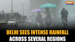Delhi Rains: Heavy Showers Hit National Capital, Offer Respite from Intense Heat