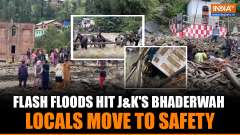 J&K's Bhaderwah Hit by Flash Floods, Houses and Temples Damaged, Mass Evacuation Underway