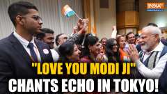 PM Modi in Tokyo: Chants of 'Love You Modi Ji' Fill the Air as PM Meets Indian Diaspora
