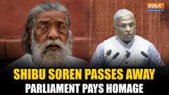 Shibu Soren Passes Away at Sir Ganga Ram Hospital, Rajya Sabha Pays Tribute