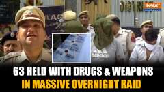 Delhi Police Conducts Overnight Raids: 63 Arrested, Drugs, Guns, and Cash Confiscated