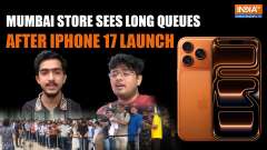 iPhone 17 Hits India: Long Queue Forms Outside Apple Store In Mumbai