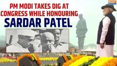 PM Modi Slams Congress Over Article 370 while Paying Tribute to Sardar Patel on Unity Day in Gujarat