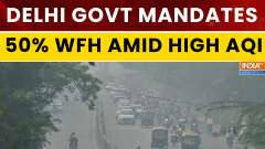 Delhi Government Mandates 50 Percent Work From Home In Public And Private Sectors Amid Hazardous AQI