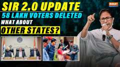 SIR 2.0: EC Releases Draft Rolls, 58 Lakh Deleted in Bengal | Here's What Data Says for Other States