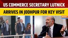 US Commerce Secretary Howard Lutnick Arrives in Jodhpur for Key India Visit