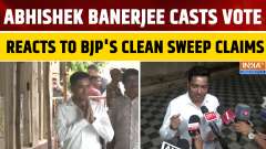 West Bengal Elections 2026: Abhishek Banerjee Casts His Vote, Responds to BJP's Clean Sweep Claims