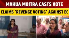 West Bengal Phase 2 Polls: Mahua Moitra Casts Vote, Calls It 'Revenge Voting' Against EC and Centre