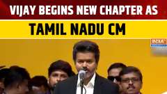 Tamil Nadu CM Oath Ceremony : TVK Chief Vijay Takes Oath as Tamil Nadu Chief Minister