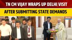 Tamil Nadu CM Joseph Vijay Wraps Up Two-Day Delhi Visit After Submitting State Demands to PM Modi