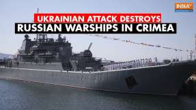 Russia- Ukraine War: Ukrainian strikes hit Russian warships in Crimea | India TV News