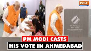 Lok Sabha Elections Phase 3: PM Narendra Modi casts his vote in Ahmedabad | India TV News