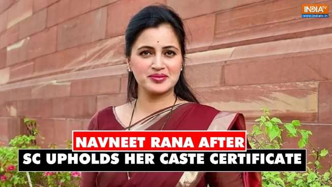 Lok Sabha 2024 Elections Navneet Rana After Sc Upholds Her Caste Certificate The Truth Always Wins 7564