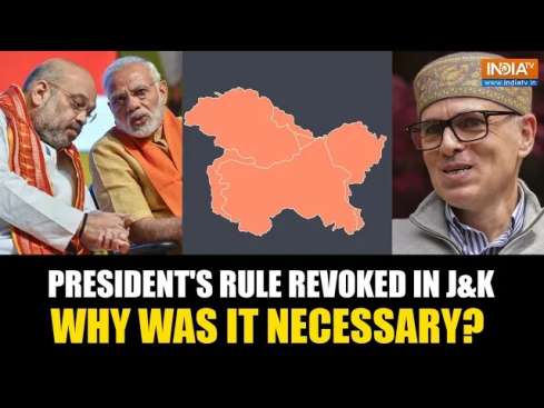 Jammu & Kashmir: President's Rule Revoked, New Government Formation Awaits