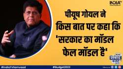 Can economy run without industry? Listen to Piyush Goyal's answer. India TV Samvaad Budget 2023