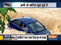 Car washed away in flood water in Chhattisgarh (watch video)