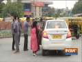 Lady forcibly made to get off the cab amid tansport strike in Delhi-NCR today