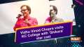 Vidhu Vinod Chopra visits KC College with 'Shikara' star cast