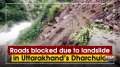 Roads blocked due to landslide in Uttarakhand's Dharchula