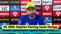 IPL 2020: Stephen Fleming lauds Watson, Plessis's performance against Kings XI Punjab