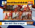 UP CM Yogi Adityanath performs 'Kanya pujan' at Gorakhnath temple