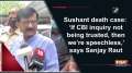 Sushant death case: 'If CBI inquiry not being trusted, then we're speechless,' says Sanjay Raut