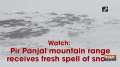 Watch: Pir Panjal mountain range receives fresh spell of snow