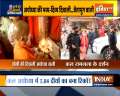 Ayodhya Diwali: UP CM Yogi Adityanath offers prayers at Hanuman Gadi temple