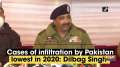 Cases of infiltration by Pakistan lowest in 2020: Dilbag Singh