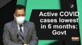 Active COVID cases lowest in 6 months: Govt