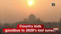Country bids goodbye to 2020's last sunset