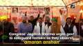 Congress' Jagdish Sharma urges govt to safeguard farmers as they observe 'amaran anshan'