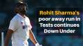 Rohit Sharma's away figures in Tests remain a concern for Team India