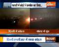 VIDEO: Dense fog shrouds parts of Delhi-NCR