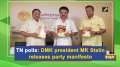 TN polls: DMK president MK Stalin releases party manifesto