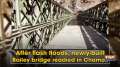 After flash floods, newly-built Bailey bridge readied in Chamoli