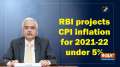 RBI projects CPI inflation for 2021-22 under 5%