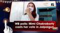WB polls: Mimi Chakraborty casts her vote in Jalpaiguri