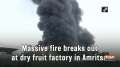 Massive fire breaks out at dry fruit factory in Amritsar