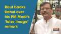 Raut backs Rahul over his PM Modi's 'false image' remark