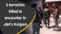 2 terrorists killed in encounter in J&K's Kulgam	