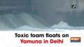 Toxic foam floats on Yamuna in Delhi