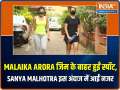 Malaika Arora keeps it sporty for gym, Sanya Malhotra rocks street casuals like a pro