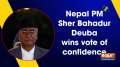 Nepal PM Sher Bahadur Deuba wins vote of confidence