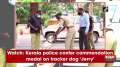 Watch: Kerala police confer commendation medal on tracker dog 'Jerry'