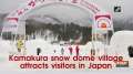 Kamakura snow dome village attracts visitors in Japan 
